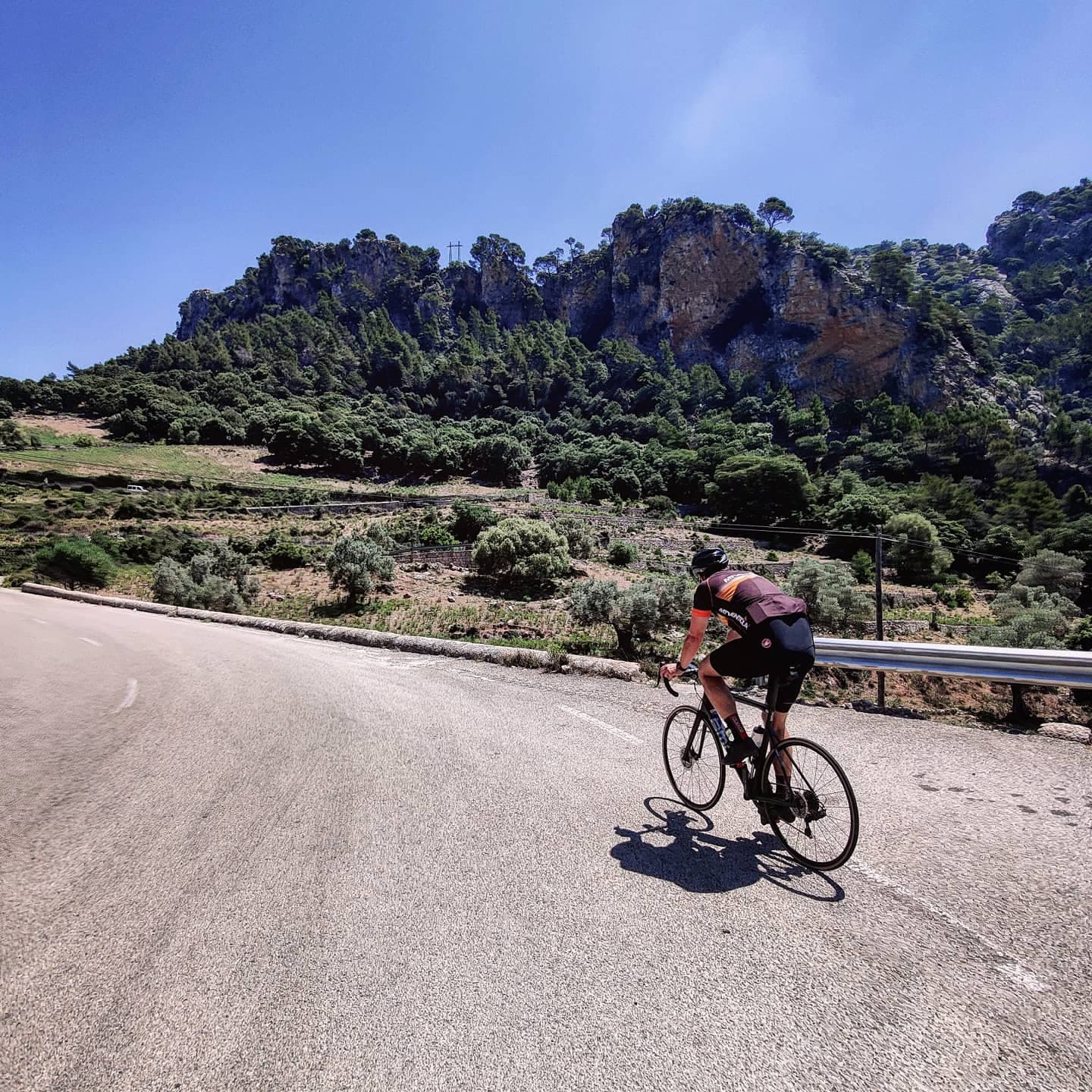 Image of Jens riding a bike